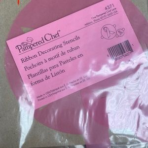 Pampered chef ribbon decoration stencil